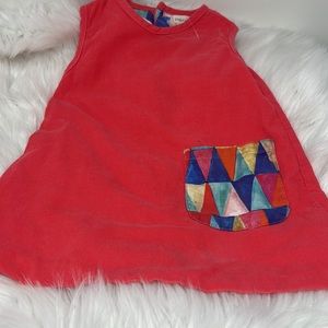 Papergirl corduroy jumper Dress with an A-shape Baby’s 9-18mos No character